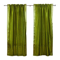 50 Most Popular Traditional Green Curtains And Drapes For 2019 Houzz