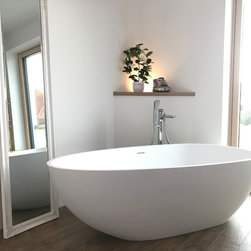 Freistehende Mineralguss Badewanne Luino - B&auml;dermax - 浴槽