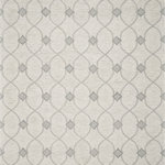 KAS - KAS Gramercy 1636 Gibson Moroccan Rug, Ivory, 8'0"x10'0" - Gramercy area rugs offer the casual look with 100 percent Indian wool that are carefully hand hooked. Made up of soft tones that include a mixture of blues, ivory and Grays, the KAS Gramercy rugs are suitable for transitioning from room to room without effort.