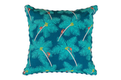 Alleppey Collection - Blue Coconut Palm Picker Cushion