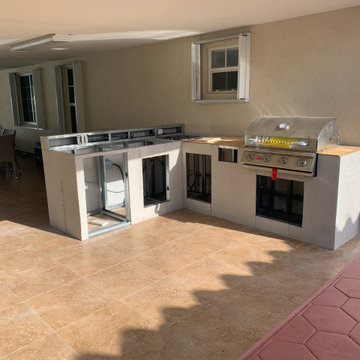 Farley's Outdoor Kitchen - In Progress