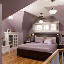 Tween attic bedroom