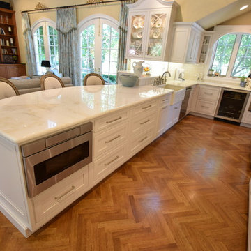 Unique & Detailed White Kitchen