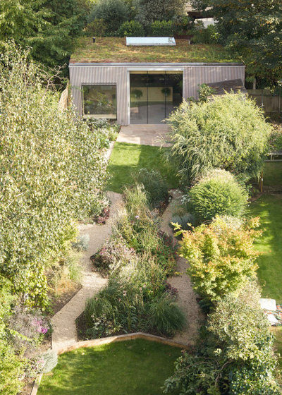 Contemporary Garden Shed and Building by Matthew Giles Architects