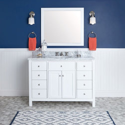 Hampton 48" Oak Vanity - Bathroom Vanities And Sink Consoles