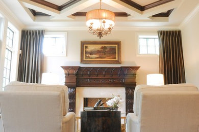 Living room - traditional living room idea in Indianapolis