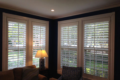 Example of a family room design in Other