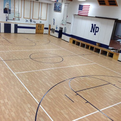 New Plymouth school gym - Flooring