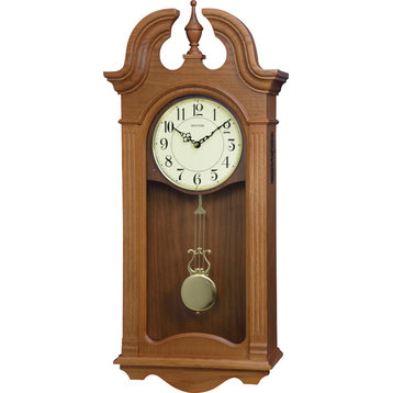 Rhythm's Jamesport Wooden Musical Wall Clock 28.7"H