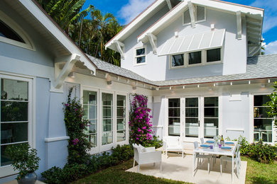 Inspiration for a coastal exterior home remodel in Miami