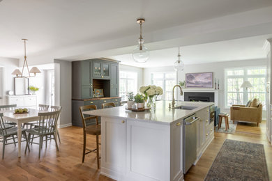 Transitional kitchen photo in DC Metro