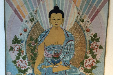 Buddha Thangka Tapestries for Feng Shui Office and Feng Shui Home Decor