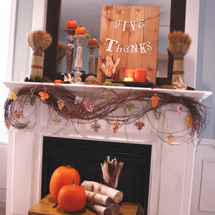 Thanksgiving Mantel - 2010