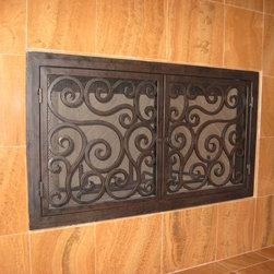 Iron Firescreens - Fireplace Screens