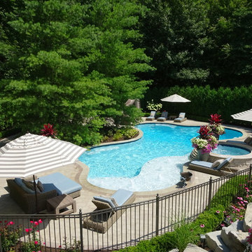 Shelby Township, Michigan Private Pool & Landscape Design