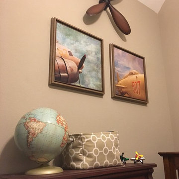 Airplane Boy Nursery and/or "Big Boy" Bedroom