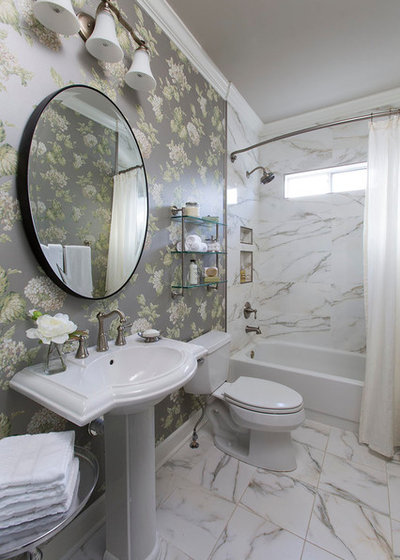 Traditional Bathroom by Leah Atkins Design, LLC