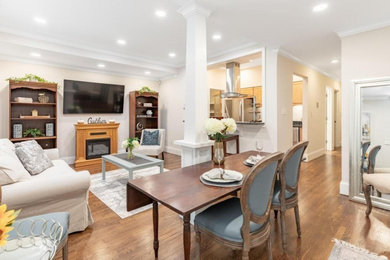 Inspiration for a timeless home design remodel in Boston