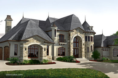 French Provincial Style Custom Home
