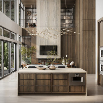 Highlight Harmony — Modern Interior Design with Natural Materials and Light Bala