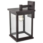 Millennium Lighting - Millennium Lighting 4121-PBZ Bowton - 1 Light Outdoor Hanging Lantern-15.25 Inch - As twilight sets in, look to quality outdoor lightBowton 1 Light Outdo Powder Coat BronzeUL: Suitable for damp locations Energy Star Qualified: n/a ADA Certified: n/a  *Number of Lights: 1-*Wattage:60w A Lamp bulb(s) *Bulb Included:No *Bulb Type:A Lamp *Finish Type:Powder Coat Bronze