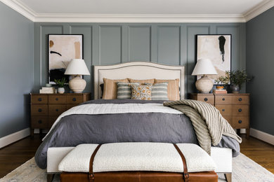 Bedroom - transitional bedroom idea in Raleigh