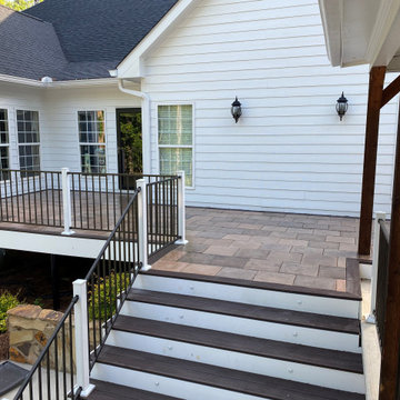 Monroe, Georgia Concrete Decking Deck Remodel