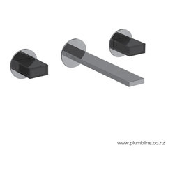 Venezia In Wall Mount Basin Mixer Excl. Handles - Bathroom Sink Taps