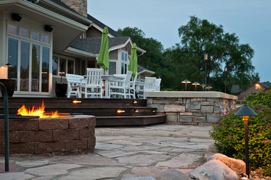 Inspiration for a traditional patio in Omaha.
