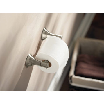 Moen DN7908 Ashville Double Post Pivoting Toilet Paper Holder - Chrome