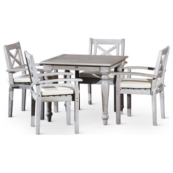 DTY Outdoor Living Castlewood Canyon Dining Set, 5-Piece Square Dining Set