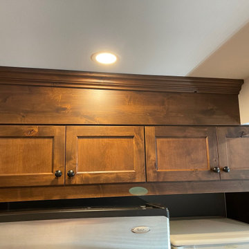 Burnaby Custom Basement Kitchen Solid Wood Renovation