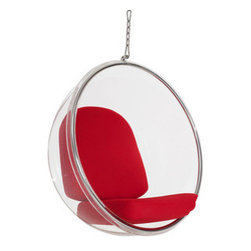 Hanging Orbit Chair in Red - Hanging Chairs