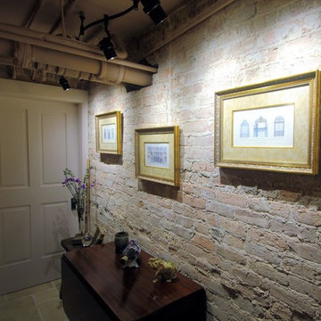 Basement Wine Cellar, Tasting Room and TV Room