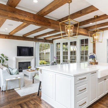 Kitchen Island In Great Room