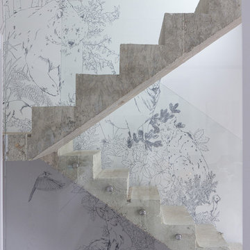 Fresque escalier Nanterre