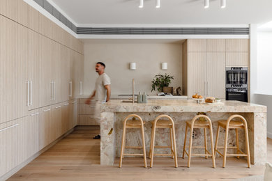 Photo of a contemporary kitchen in Sydney.