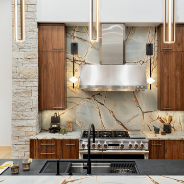 Mountain Modern Kitchen for New Construction home in Arcadia, OK