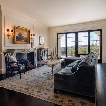 Wide Plank White Oak Flooring - Living Room -1