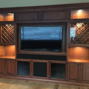 Wall Unit with Wine Rack