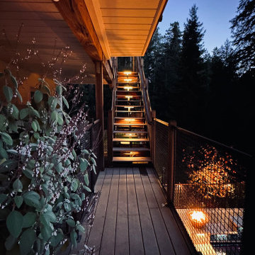 Slope Serenity: Elevated Outdoor Oasis with Hillside Pool