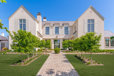 Mediterranean exterior home idea in Dallas
