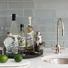 Tile for wet bar in Den