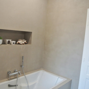 Franconville - Salle de bain en béton ciré