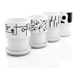 In The Mix Mug with Lid Set by notNeutral - Tabletop