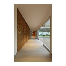 glass corridor feature