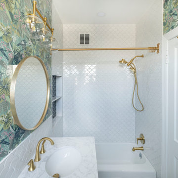 Vintage Charm-Modern Elegance Bathroom Project / Old Town, Alexandria, VA