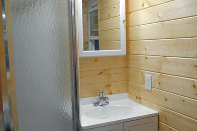 Inspiration for a craftsman home design remodel in Denver