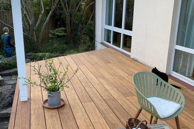 Der Sommer kann kommen - ein neuer moderner, dauerhafter und nachhaltiger Terrassenbelag.