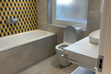 This is an example of a bathroom in Surrey.